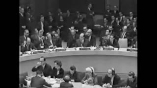 Oct. 25, 1962 - Adlai Stevenson Confronts Soviet Ambassador at U.N. During Cuban Missile Crisis