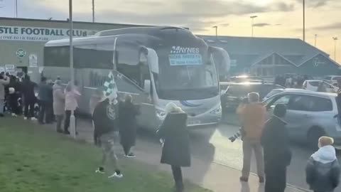 Buckie Thistle Team Bus Leaves for Glasgow | Celtic v Buckie Thistle |
