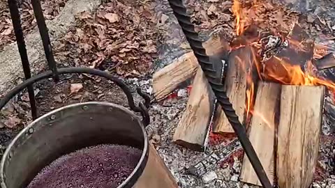 Feuerzangenbowle - Campfire cooking