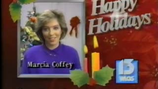 December 23, 1987 - Marcia Coffey WLOS Holiday Promo