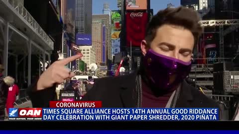 Times Square Alliance hosts 14th annual ‘Good Riddance Day’ celebration