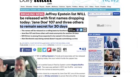 - Jane Doe 107 And The Epstein Client List “Delay”…Press For Truth DanDicksPFT