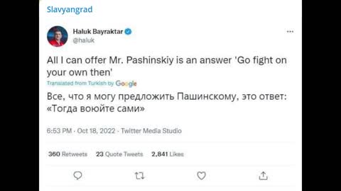 An unintended Musk moment for the Kiev regime.