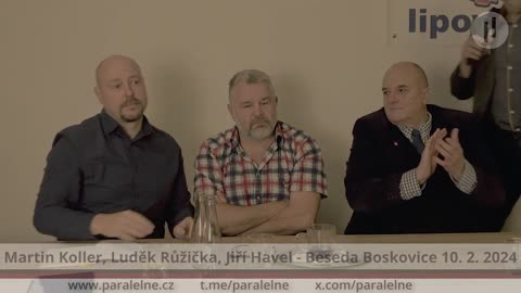 Koller, Havel, Růžička - Beseda s občany - Boskovice 10. 2. 2024