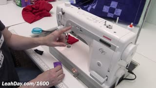 Unbox a Janome 1600 Sewing Machine and Begin Stitching