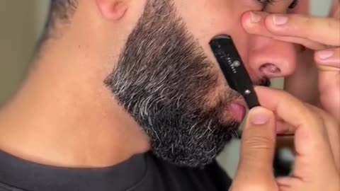 Amazing and easy beard cutting