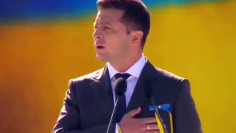 A real leader, Zelensky, President of Ukraine