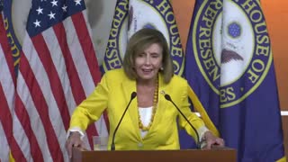 Reporter PRESSES Nancy On Insider Trading Allegations