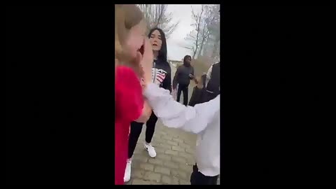 EU Girl Beaten Because She Is White