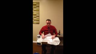 Twin Baby Announcement Makes A Perfect Christmas Present For Dad