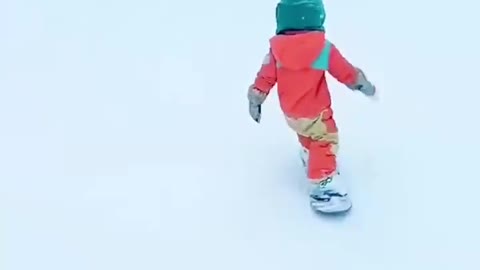 Take my little cutie to go skiing