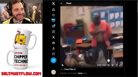 Substitute Teacher Beats The Hell Out of Students With a Belt