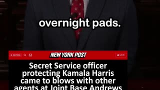 Secret Service Officer for Kamala Harris Fought Other Agents at Joint Base Andrews