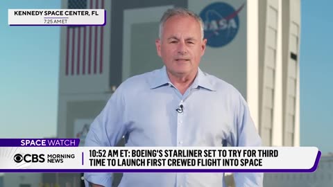 Boeing Starliner to attempt launch for 3rd time CBS News