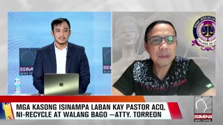 Mga kasong isinampa laban kay Pastor Apollo Quiboloy, ni-recycle at walang bago —Atty. Torreon