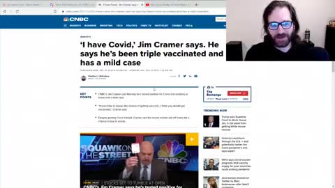 JIM "MILITARY JAB EVERYONE" CRAMER RAGES AT FAUCI AFTER COOF INFECTION