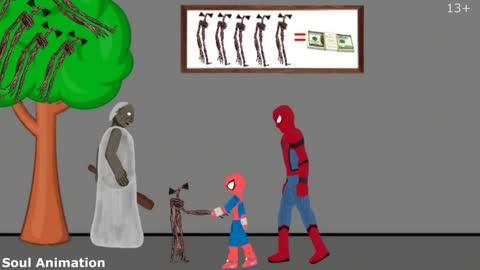 Granny vs Spiderman, Hulk Tree Episode Funny Animations - Drawing Cartoon 2 🎉