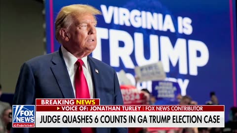 Jonathan Turley Speaks Out After Judge Tosses Six Counts Against Trump