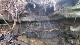 Trickling water fall sounds