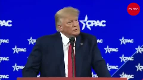 Trump delivers keynote speech at CPAC, in 180 seconds