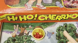 Friday Family Fun game night with SPH. Hi Ho! Cherry-O. It went well. #funny #funnyvideos #tinyhands