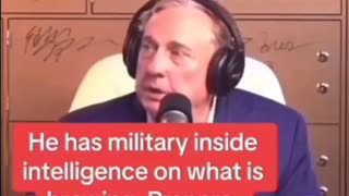 He Claims To Have Inside Military Info? What Do You Think? Umm