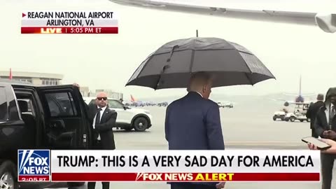 TRUMP: “This is a very sad day for America”
