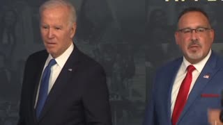 Who paused Biden?