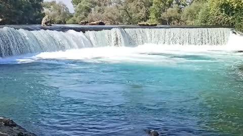 Waterfalls in a River