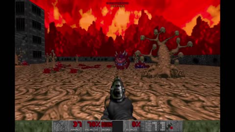 Brutal Doom - Inferno - Ultra Violence - Hell Keep (E3M1) - 100% completion