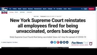 Fired New York Unvaccinated Employees To Be Reinstated.