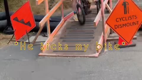 Cyclist Instant Karma