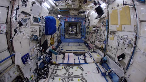 Galactic Odyssey: 4K Fisheye Tour of the Space Station2