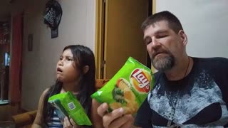 My Duaghter Lucy and I review some Potato Chips