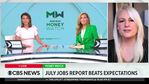 Markets react to strong July jobs report