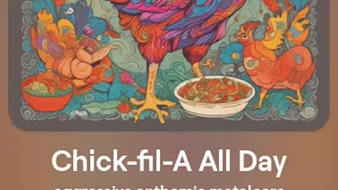 Chick-fil-A All Day AI Metalcore Anthem Full