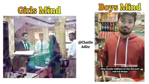 Girls Mind Vs Boys Mind !! Memes #viralmemes #mems