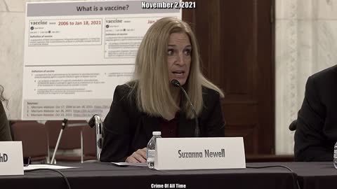 Sen. Ron Johnson- COVID VACCINE INJURED Suzanna Newell TESTIMONY