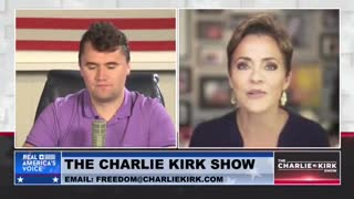 Kari Lake tells Charlie Kirk how things are going in Arizona