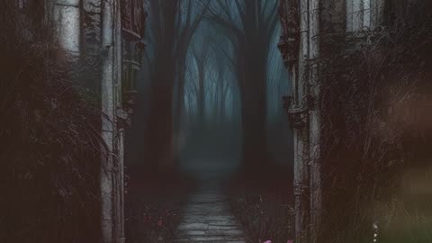 Mysterious Gothic Atmosphere | Enchanted Forest | Magical Forest | AI Art #mysterious #gothic