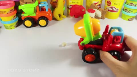 Rev Up the Fun! Play Cars & Play-Doh Cake Making for Kids