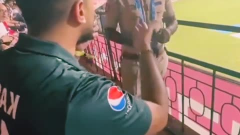 Indian Police Stopped Pakistani Supporter from Pak Slogan....