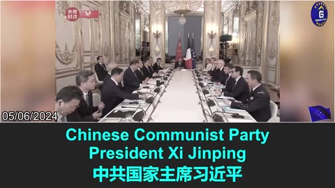 What does Xi mean by saying "changes unseen in a century" during his meeting with French President?