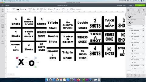 How To Create A Drunken Tic Tac Toe Board [With a Cricut] [Dollar Tree] 2021