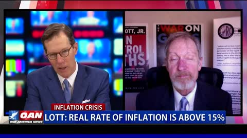 John Lott: Real rate of inflation is above 15%
