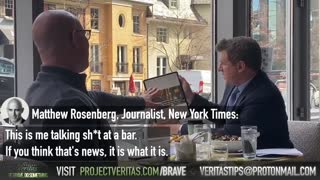 NY Times Reporter FLEES When Confronted by James O'Keefe