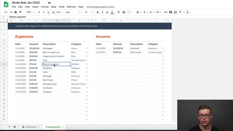 How To Make A Budget In Google Sheets