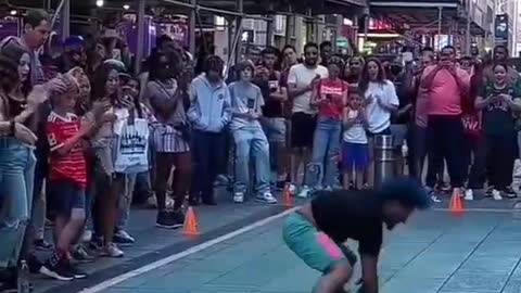 Street dance in Times Square 2