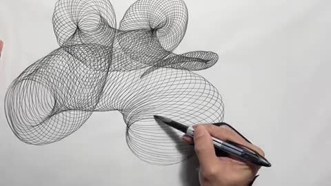 How do you practice this? Oh, my God, it's incredible to draw like this
