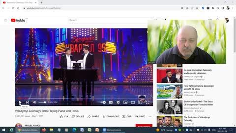 Volodymyr Zelenskyy back in 2016 playing piano with penis that went viral